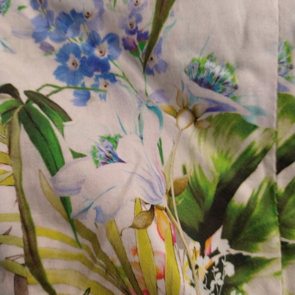 6/7 stunning Zara tropical flower blazer - Picture 7 of 7